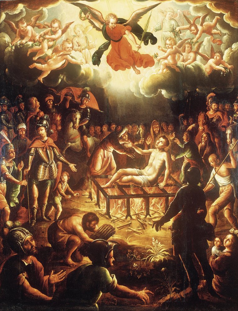 Das Martyrium des Heiligen Laurentius von Hipólito de Rioja