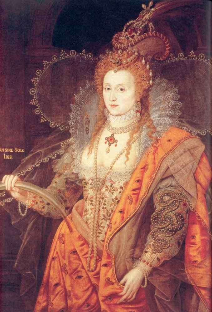 Das Regenbogenporträt von Königin Elisabeth I. von Isaac Oliver
