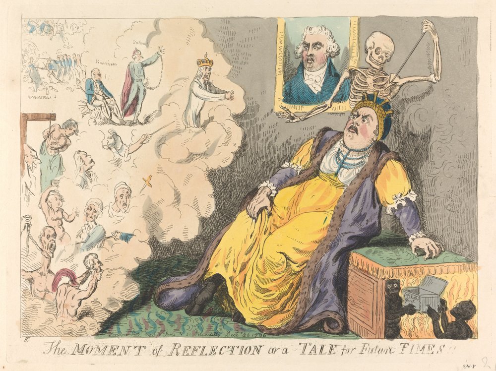 Der Augenblick der Besinnung oder eine Geschichte für künftige Zeiten!!! von Isaac Cruikshank