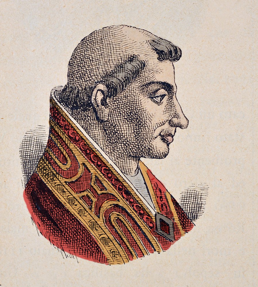 Porträt von Papst Gelasius II. (Gelasius I. oder Gelasio) (1118-1119) von Italian School