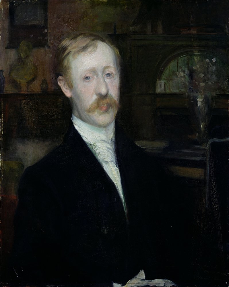 Porträt von George Moore (1852-1933) von Jacques-Emile Blanche