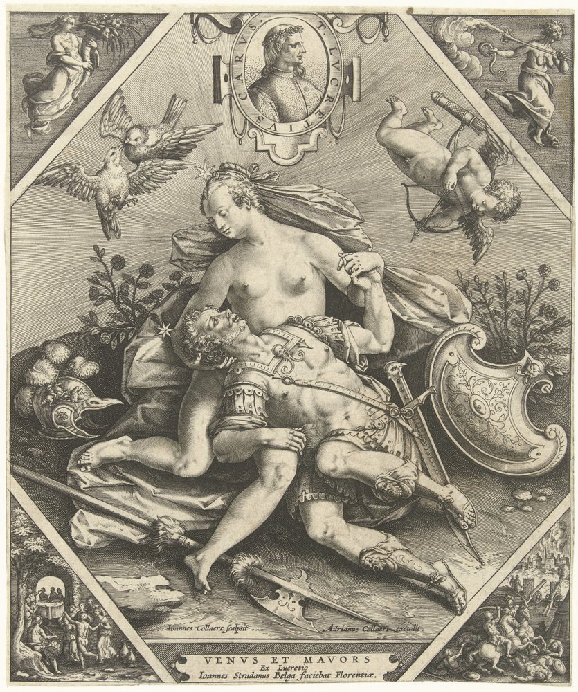Venus und Mars von Jan Collaert (II)