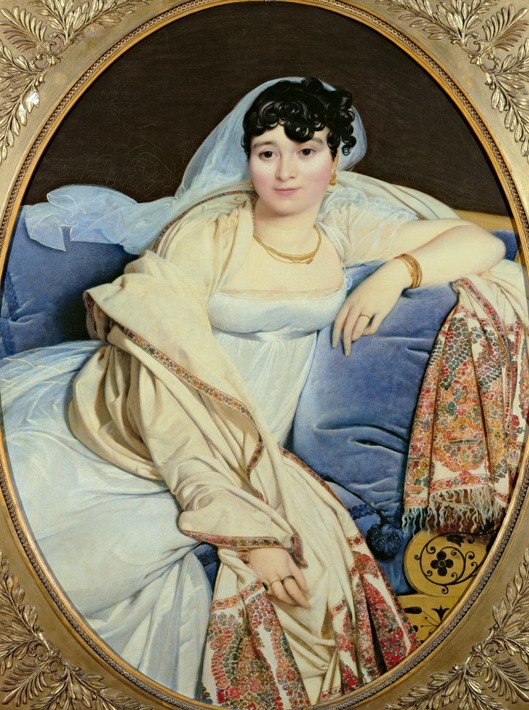 Porträt von Madame Riviere (1773-1848), geborene Marie Francoise Jacquette Bibiane Blot de Beauregard, 1805 von Jean Auguste Dominique Ingres