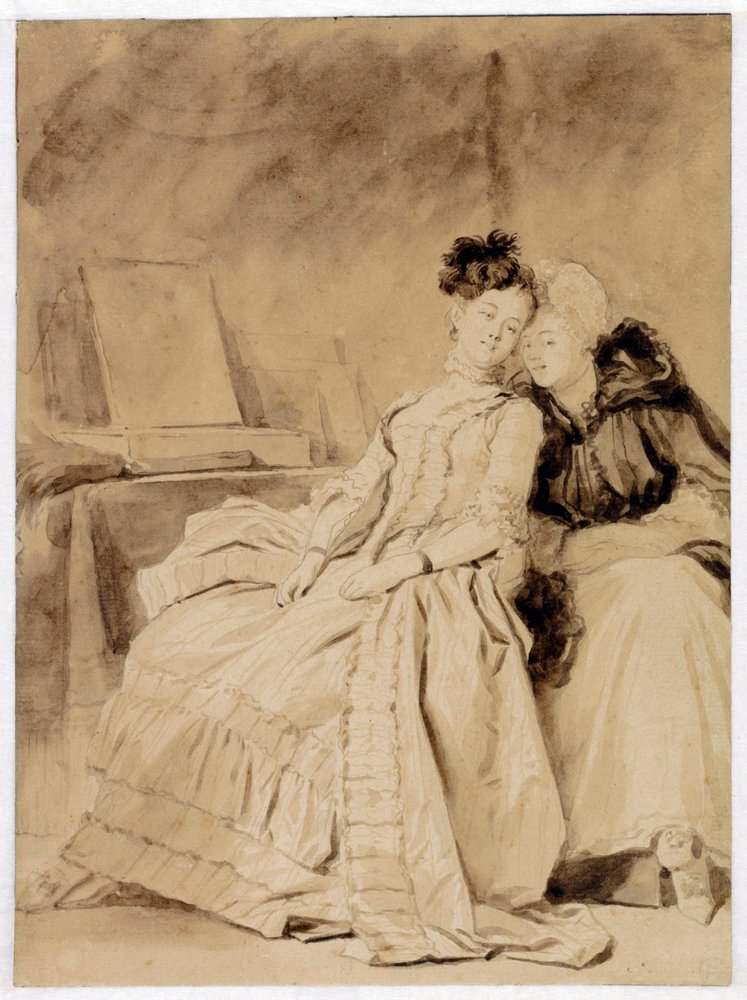 Das intime Gespräch, ca. 1778 von Jean-Honore Fragonard