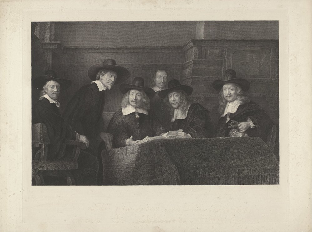 Die Vorsteher der Tuchmacherzunft von Johann Wilhelm Kaiser (I)