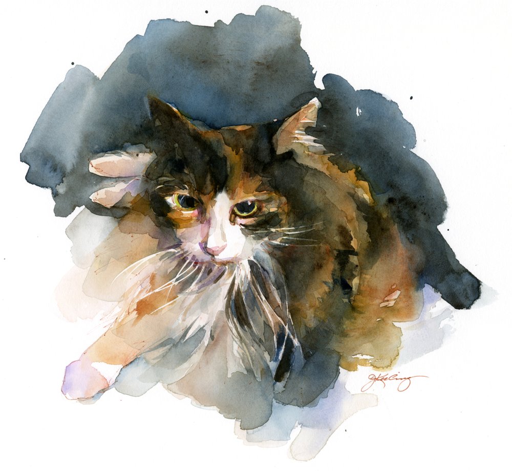 Glückskatze, 2015 von John Keeling