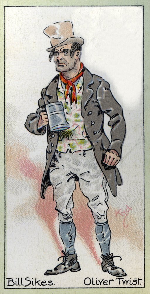 Bill Sikes aus „Oliver Twist“ von Charles Dickens, 1923 von Joseph Clayton Clarke
