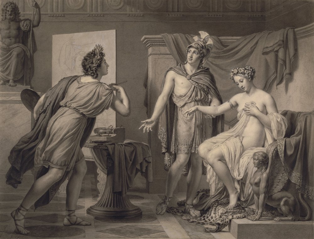 Alexander übergibt Campaspe an Apelles von Jérôme-Martin Langlois