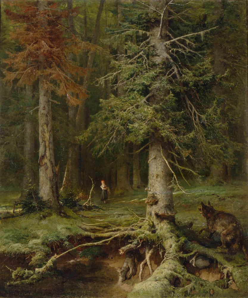 Rotkäppchen, 1887 von Juli Julievich Klever