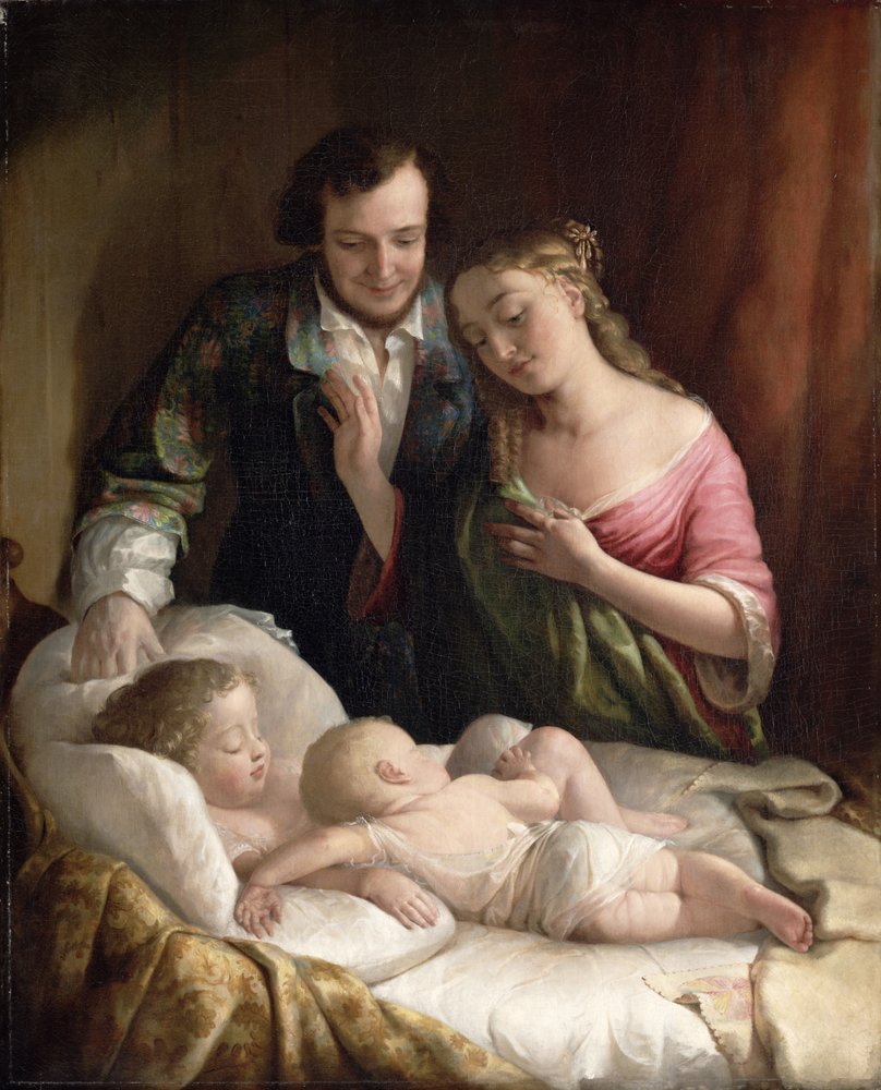 Häusliches Glück, 1849 von Lilly Martin Spencer