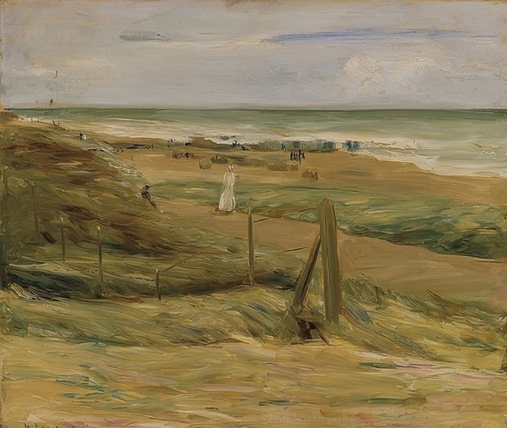 Promenade in den Dünen bei Noordwijk. 1908 von Max Liebermann