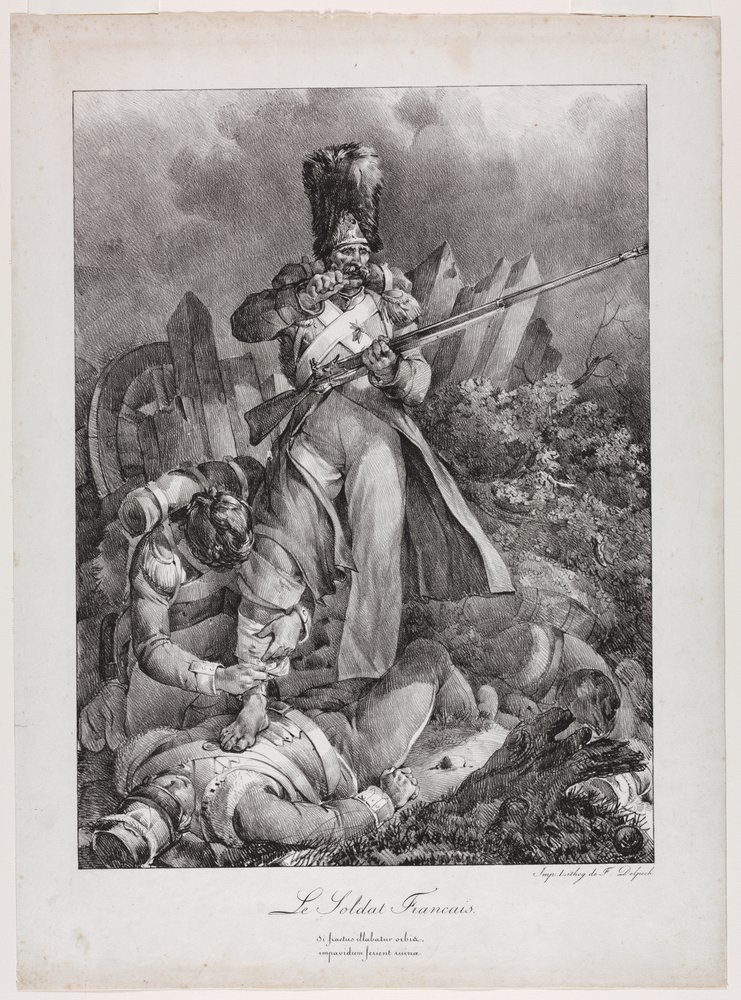 Der französische Soldat (Le Soldat français) von Nicolas Toussaint Charlet