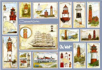 Ostseeküste" Schmuckblatt von Ole West
