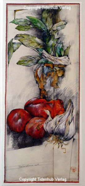 Tomatenzeichnerei von Ole West