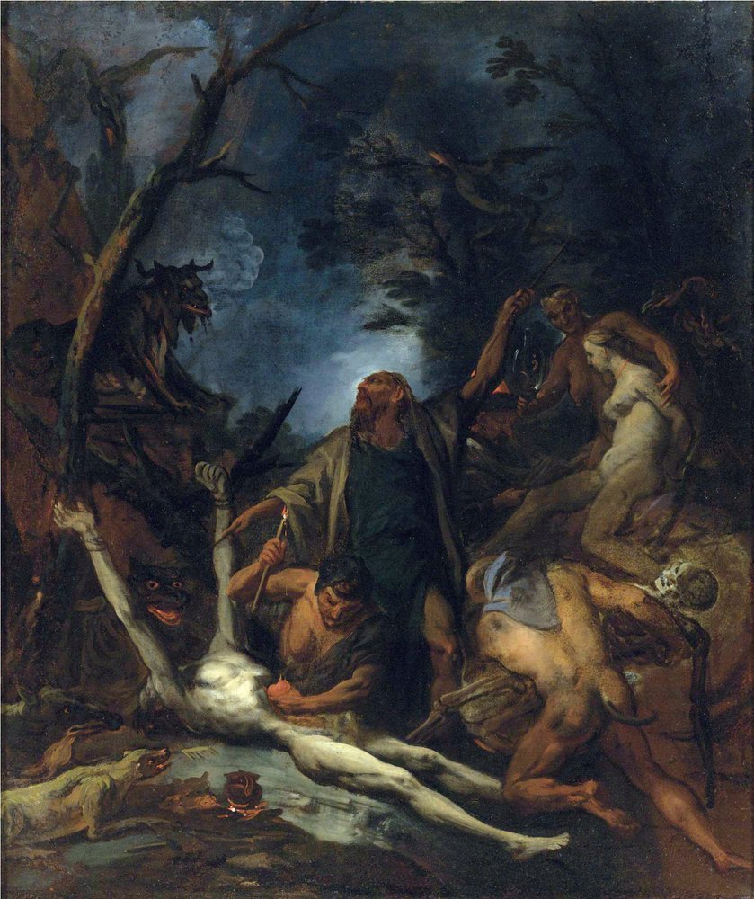 Hexen bei einer schwarzen Messe von Ottaviano Dandini