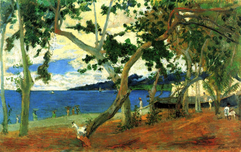 Am Meeresufer, Martinique von Paul Gauguin
