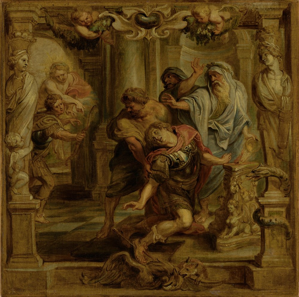 Der Tod Achills von Peter Paul Rubens