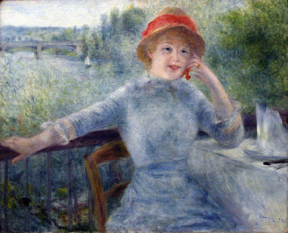 Porträt von Alphonsine Fournaise von Pierre-Auguste Renoir