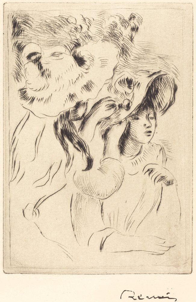 Der Hutstift Le chapeau epingle, 1894 von Pierre-Auguste Renoir