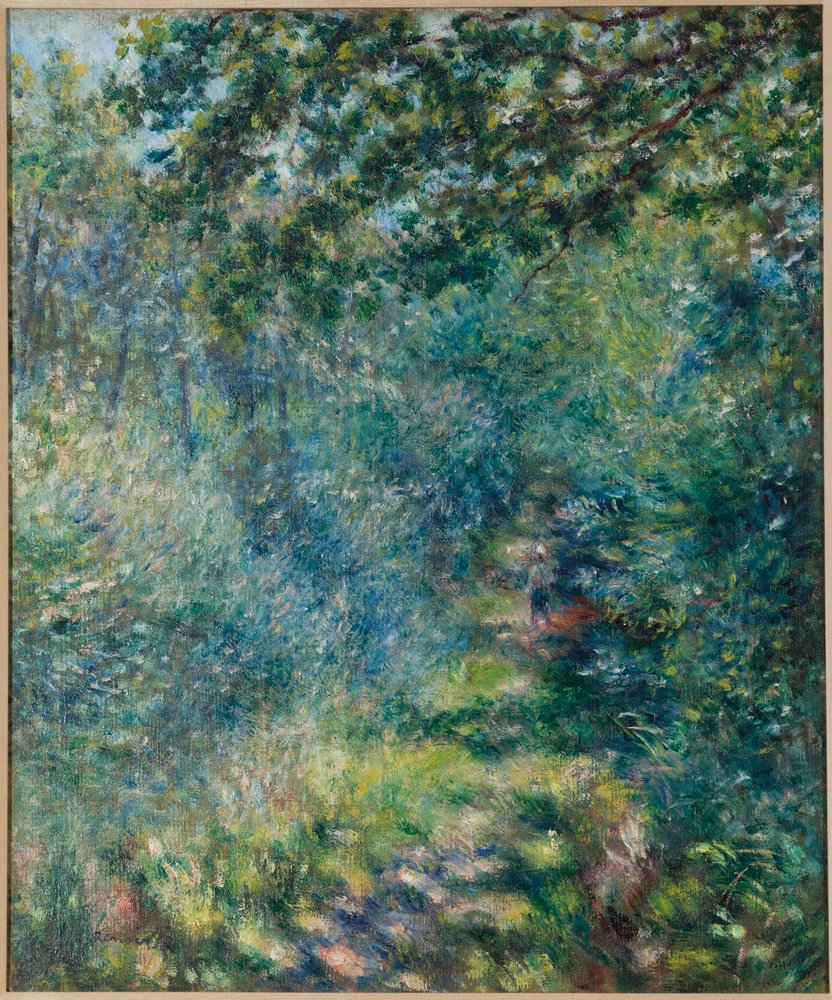 Pfad im Wald, ca. 1874-77 von Pierre-Auguste Renoir