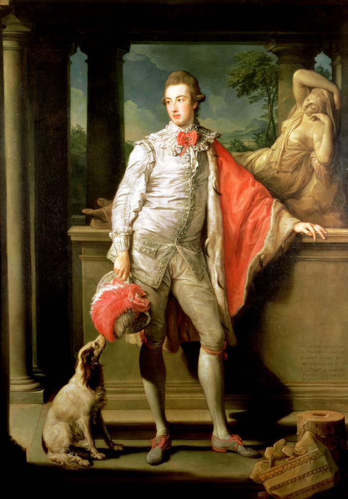 Thomas William Coke, (1752-1842) später 1. Earl of Leicester (der zweiten Schöpfung) 1774 von Pompeo Girolamo Batoni