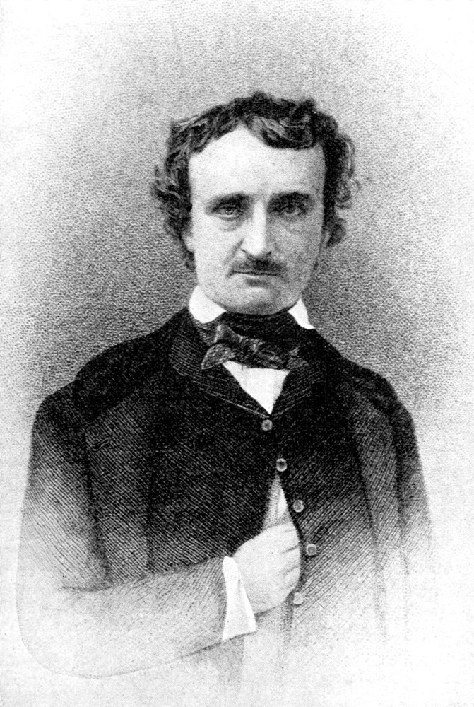Edgar Allan Poe, Autor der Geschichten des Geheimnisvollen und Fantastischen, 1923. von Rischgitz Collection