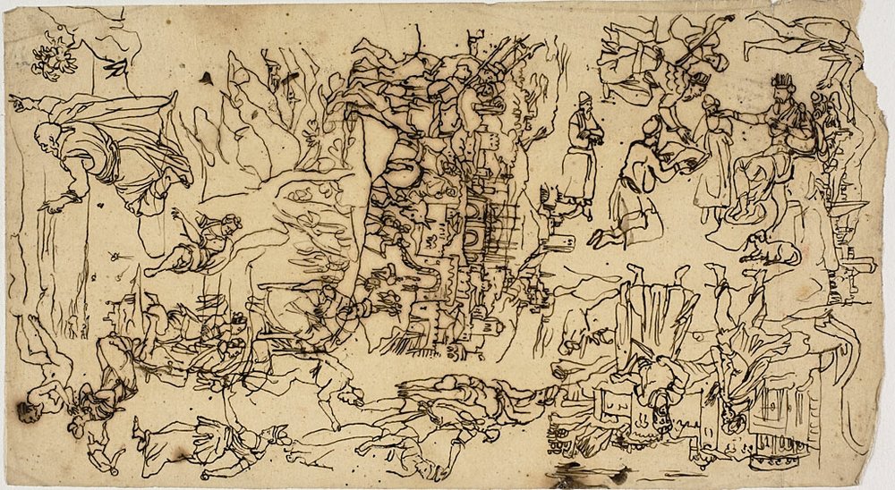 Biblische Szenen von Rodolphe Bresdin