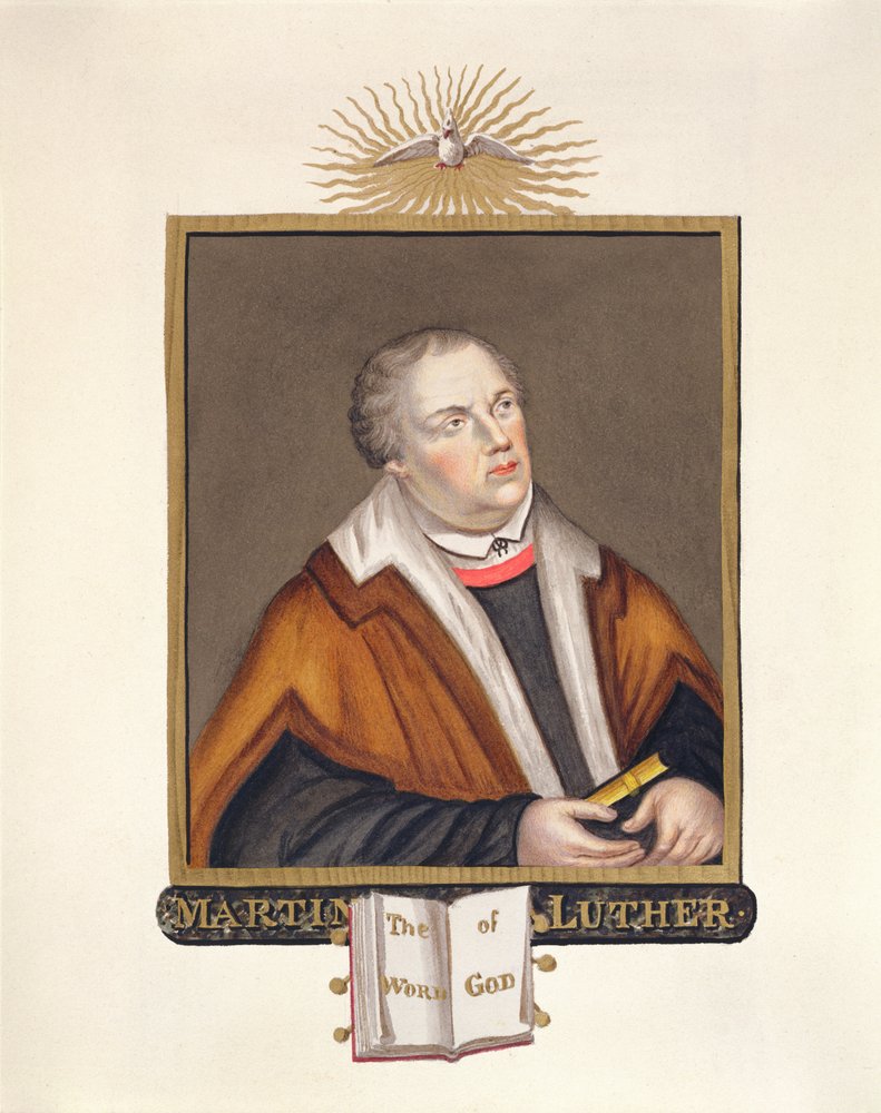 Porträt von Martin Luther (1483-1546) aus 