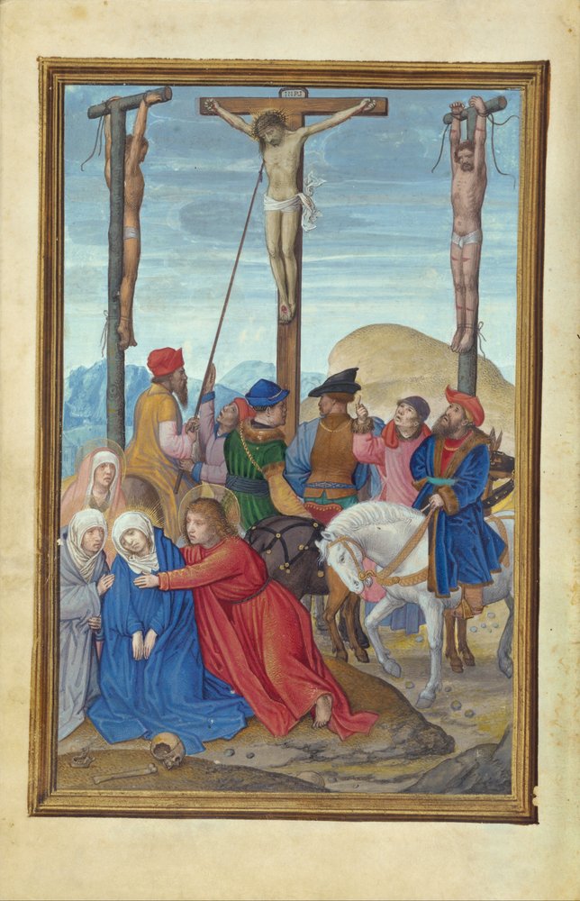 Die Durchbohrung der Seite Christi von Simon Bening