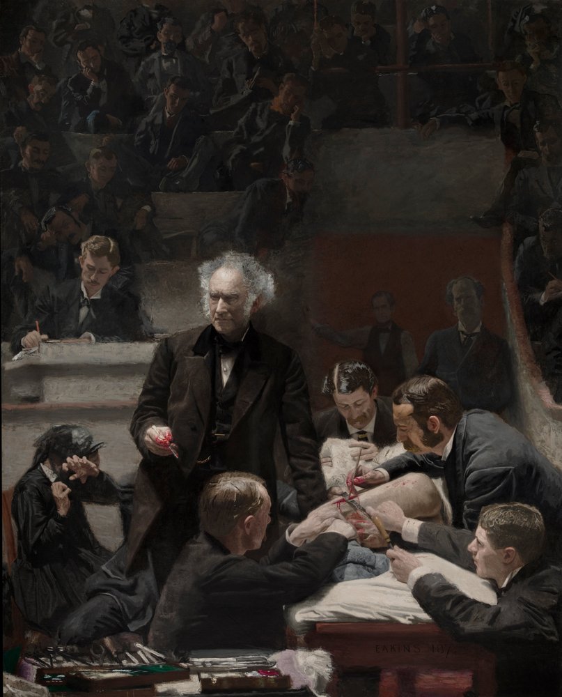 Porträt von Dr. Samuel D. Gross (Die Gross-Klinik) von Thomas Eakins
