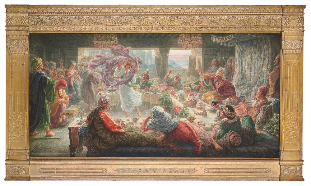 Das Fest des Herodes von Thomas Matthews Rooke: Kunstdruck