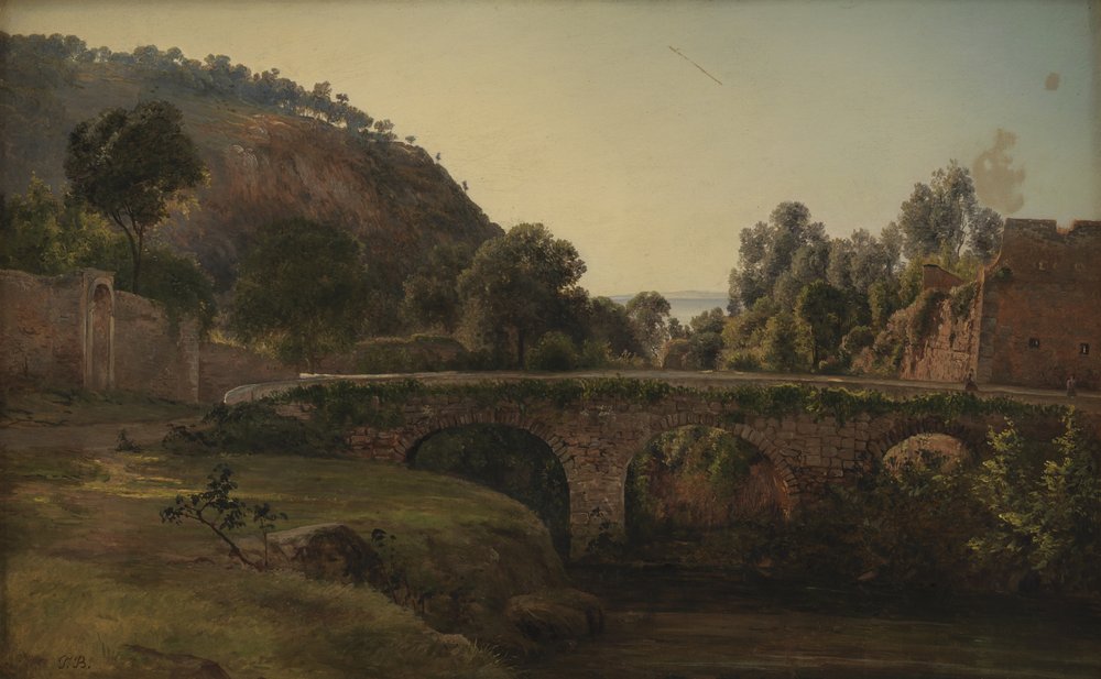 Eine Brücke bei Sorrento von Thorald Brendstrup