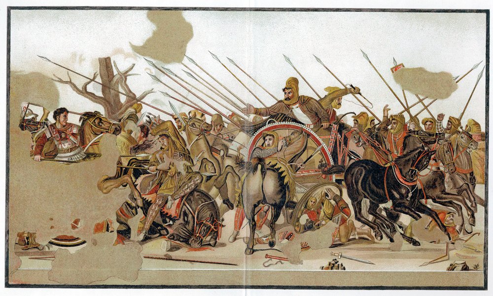 Schlacht bei Issos, 333 v. Chr., 1. Jahrhundert n. Chr. von Unbekannt