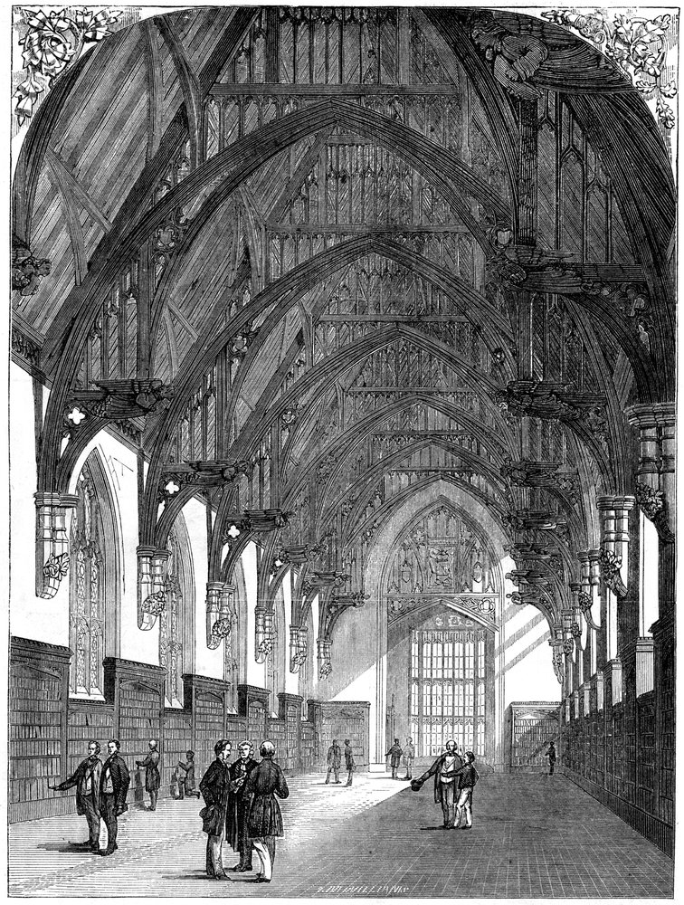 Die neue Middle Temple Bibliothek von Unbekannt: Kunstdruck