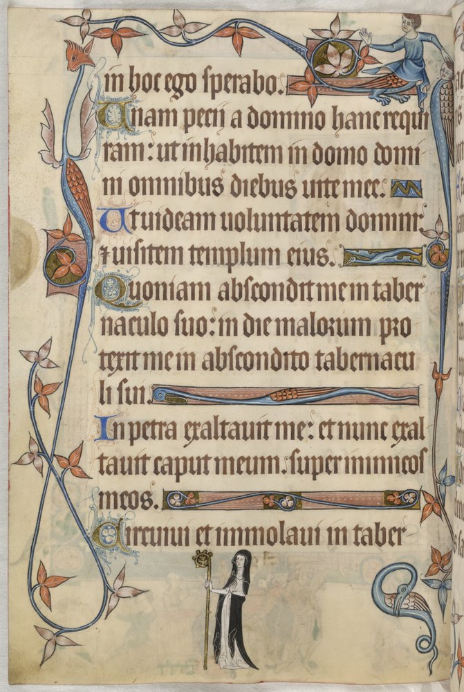 Psalm 26; eine Äbtissin von Unknown artist