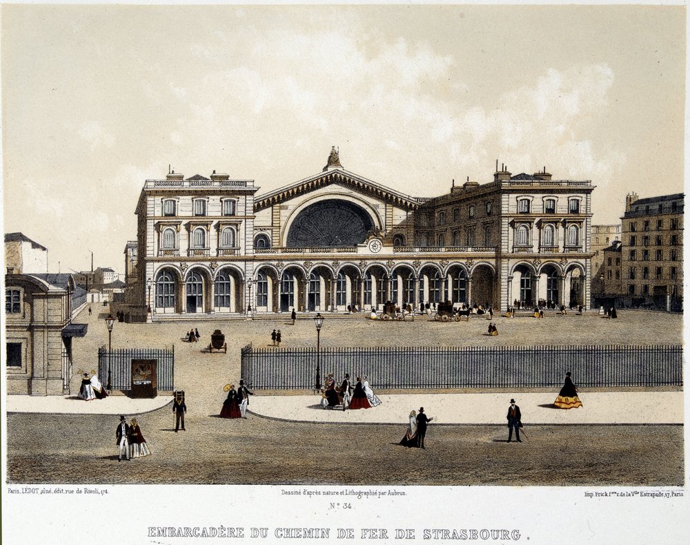 Bahnhof Straßburg (heute Gare de l