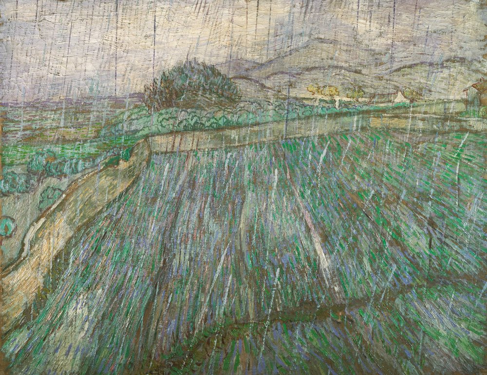 Regen von Vincent van Gogh