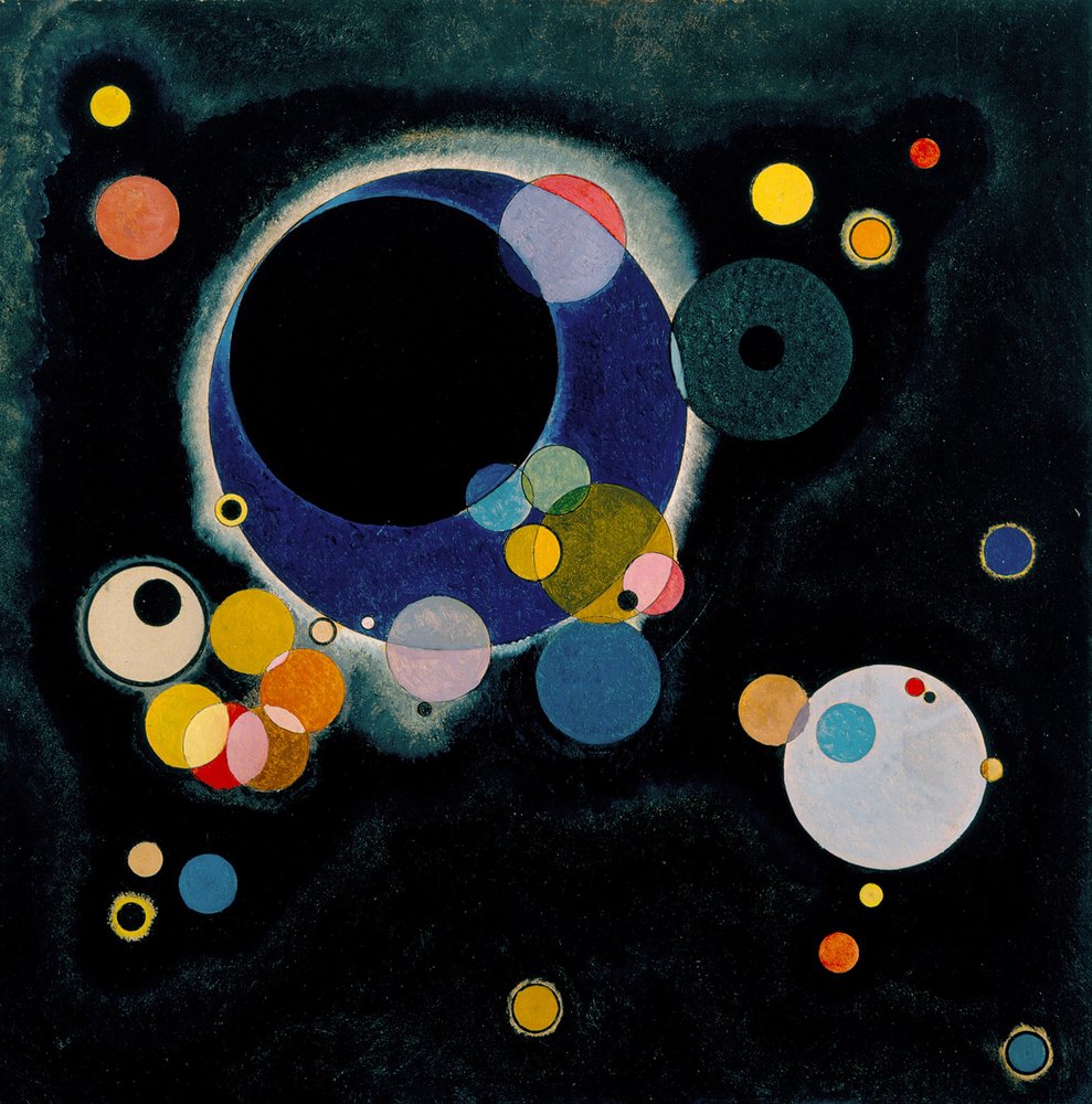 Einige Kreise, 1926 von Wassily Kandinsky