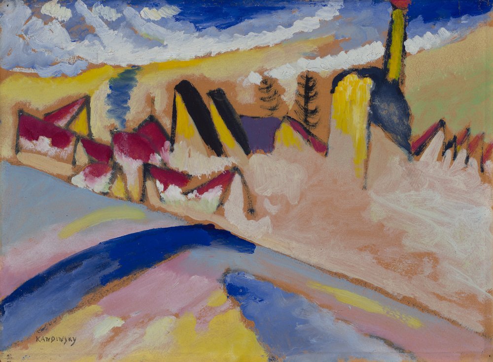 Studie für „Winter II“ von Wassily Kandinsky