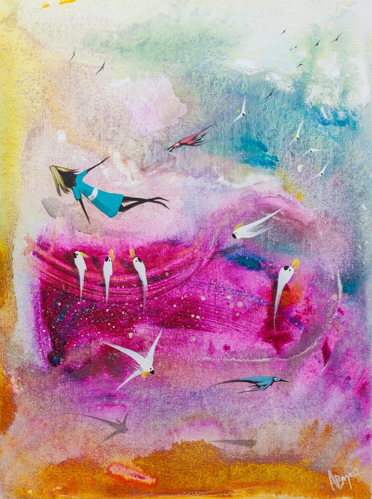 Farbenfroher Traumflug von Adam Bogusz