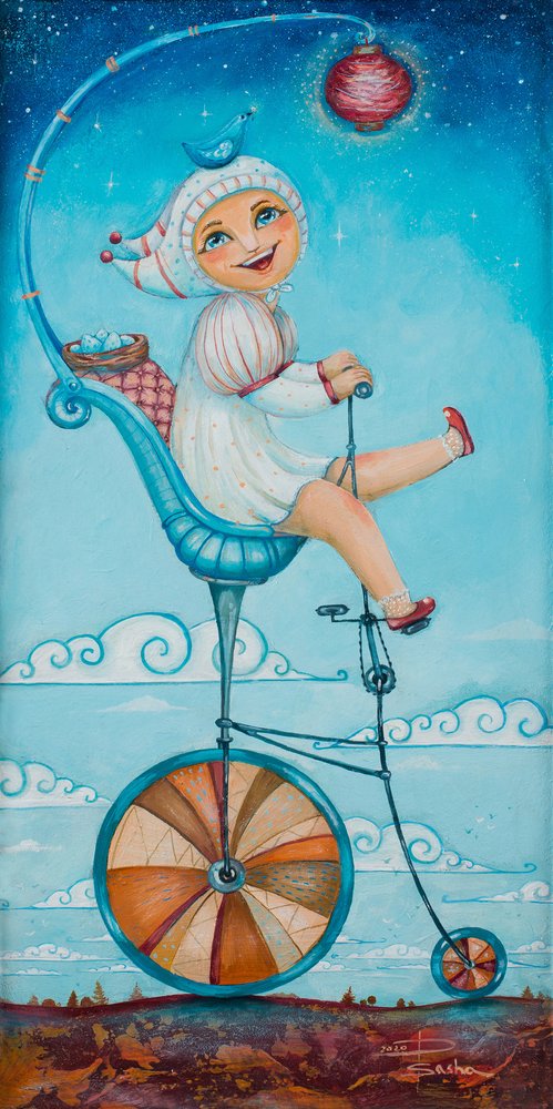 Verspielte Kindersternfahrt von Aleksandra Paranchenko