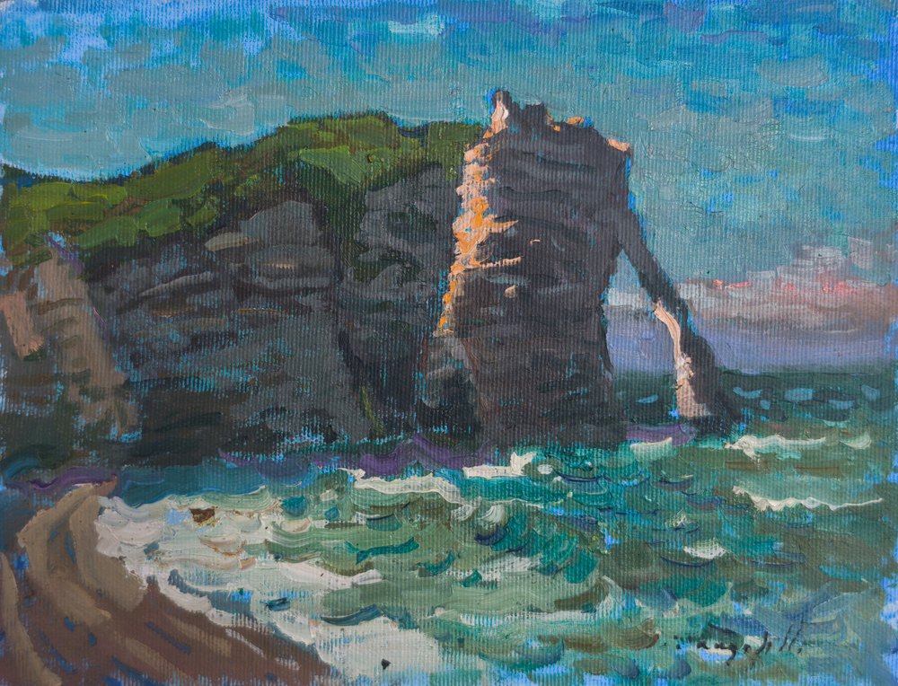 Normandie Etretat Studie 2 von Alexander Shandor