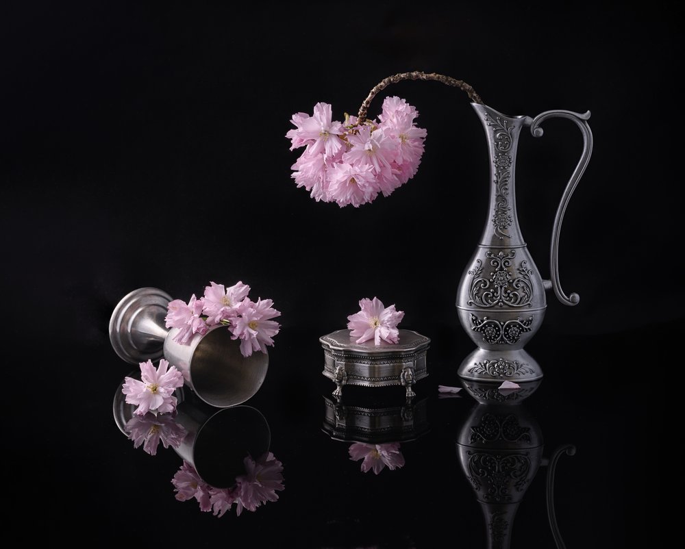 Silber und Sakura von Alice Sheng