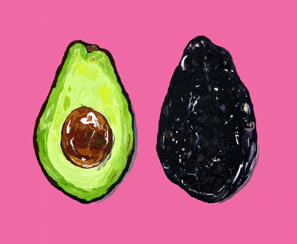 Pinke Pop-Avocados von Alice Straker