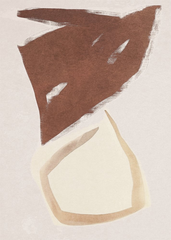 Erdige abstrakte Formen von Alma