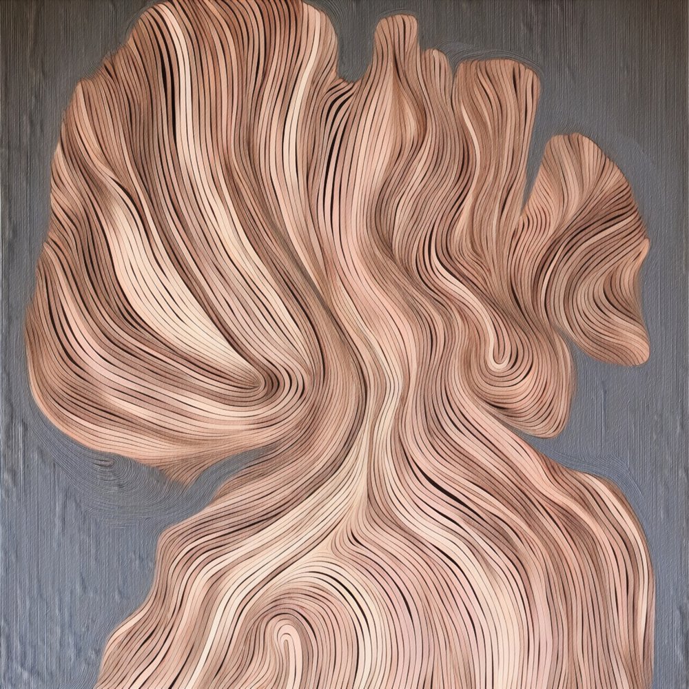 Fließende organische Linien von Alma