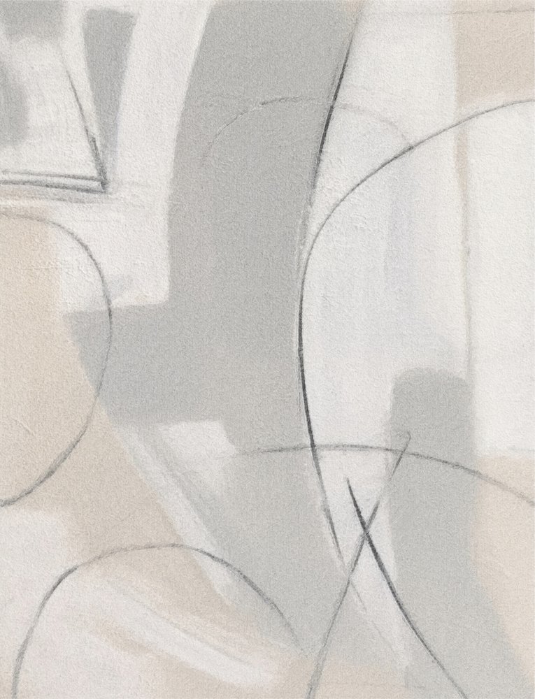 Neutrale abstrakte Formen von Alma