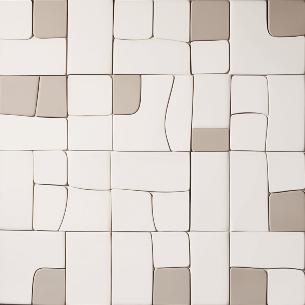 Organisches abstraktes Gitter von Alma