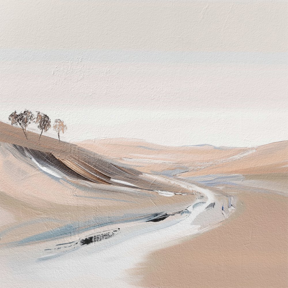 Serener Hügelpfad von Alma