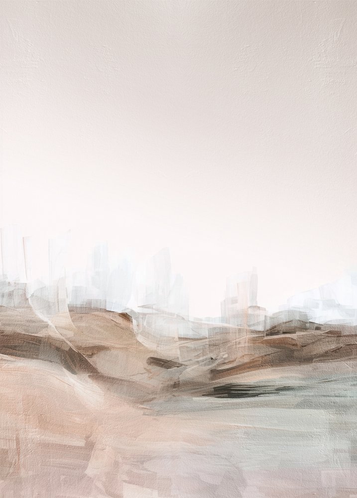 Sanfte Neutrale Landschaft von Alma
